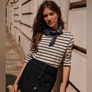 Sezane Colette Mariniere Striped Top